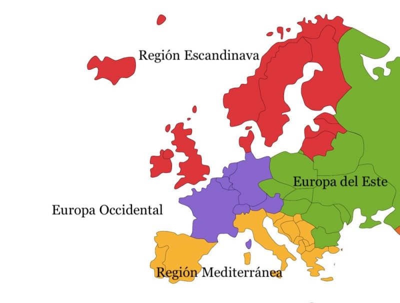 regiones continentales europa